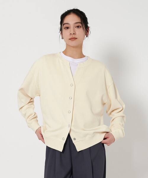 【美品】BLINK 日本製 2024AW ピグメント スウェット カーディガン セール】【WEB限定】ピグメント スウェットカーディガン