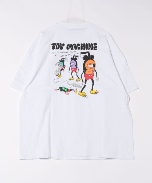 TOY　MACHINE（トイ　マシーン）の「【ムラサキスポーツ限定】TOY MACHINE/トイマシーン 半袖Tシャツ ビッグシルエット バックプリント Tシャツ MTMSFST2（Tシャツ/カットソー・メンズ・ブラック/ホワイト/ネイビー・M/L/XL）」の17枚目の写真