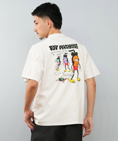 TOY　MACHINE（トイ　マシーン）の「【ムラサキスポーツ限定】TOY MACHINE/トイマシーン 半袖Tシャツ ビッグシルエット バックプリント Tシャツ MTMSFST2（Tシャツ/カットソー・メンズ・ブラック/ホワイト/ネイビー・M/L/XL）」の5枚目の写真