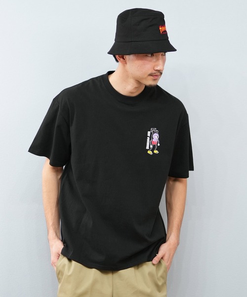 TOY　MACHINE（トイ　マシーン）の「【ムラサキスポーツ限定】TOY MACHINE/トイマシーン 半袖Tシャツ ビッグシルエット バックプリント Tシャツ MTMSFST2（Tシャツ/カットソー・メンズ・ブラック/ホワイト/ネイビー・M/L/XL）」の9枚目の写真