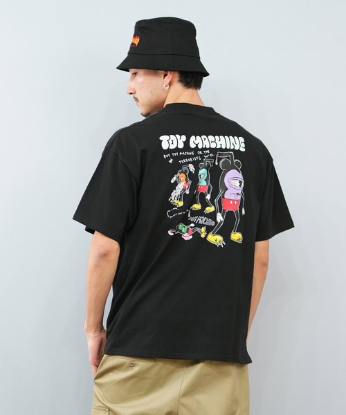 TOY　MACHINE（トイ　マシーン）の「【ムラサキスポーツ限定】TOY MACHINE/トイマシーン 半袖Tシャツ ビッグシルエット バックプリント Tシャツ MTMSFST2（Tシャツ/カットソー・メンズ・ブラック/ホワイト/ネイビー・M/L/XL）」の10枚目の写真