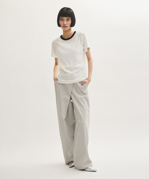 MILLER（ミラー）の「【Miller for ADAM ET ROPE' 】別注 シアーカーディガン＆Tシャツ（カーディガン/ボレロ・レディース・ブラック/ホワイト・FREE）」の22枚目の写真