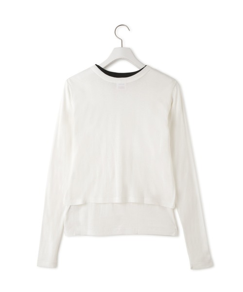 MILLER（ミラー）の「【Miller for ADAM ET ROPE' 】別注 シアーカーディガン＆Tシャツ（カーディガン/ボレロ・レディース・ブラック/ホワイト・FREE）」の13枚目の写真