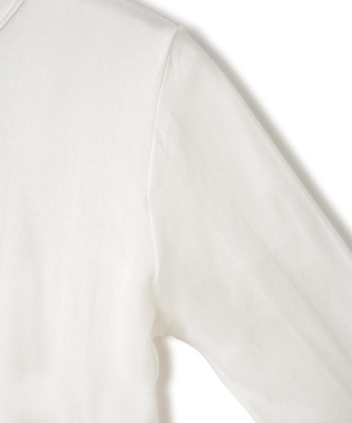 MILLER（ミラー）の「【Miller for ADAM ET ROPE' 】別注 シアーカーディガン＆Tシャツ（カーディガン/ボレロ・レディース・ブラック/ホワイト・FREE）」の10枚目の写真