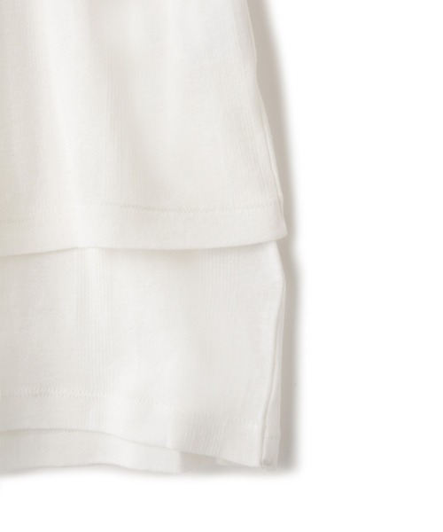 MILLER（ミラー）の「【Miller for ADAM ET ROPE' 】別注 シアーカーディガン＆Tシャツ（カーディガン/ボレロ・レディース・ブラック/ホワイト・FREE）」の8枚目の写真