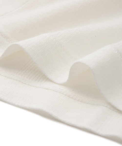 MILLER（ミラー）の「【Miller for ADAM ET ROPE' 】別注 シアーカーディガン＆Tシャツ（カーディガン/ボレロ・レディース・ブラック/ホワイト・FREE）」の6枚目の写真