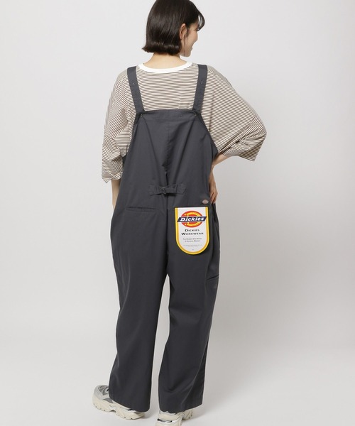 新品★NIKO AND...　ディッキーズ　ダークグレー 　サロペット セール】【Dickies(ディッキーズ)】別注 TCルーズサロペット