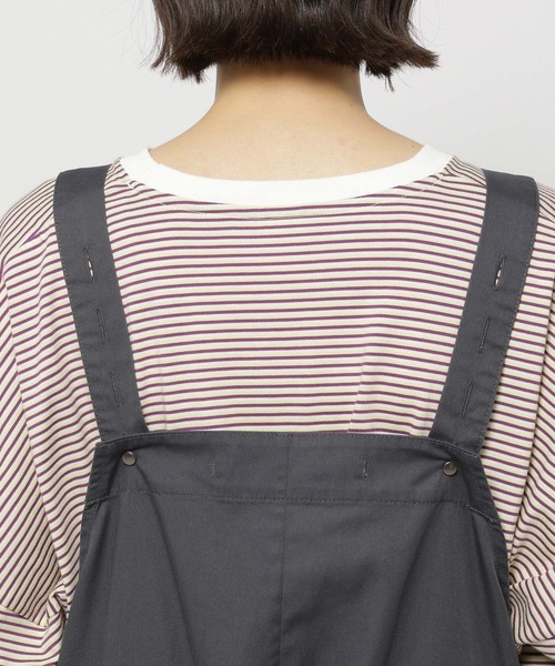 Dickies(ディッキーズ)の「【Dickies(ディッキーズ)】別注 TCルーズサロペット(サロペット/オーバーオール・レディース・レッド/グレー/ベージュ・FREE)」の18枚目の写真