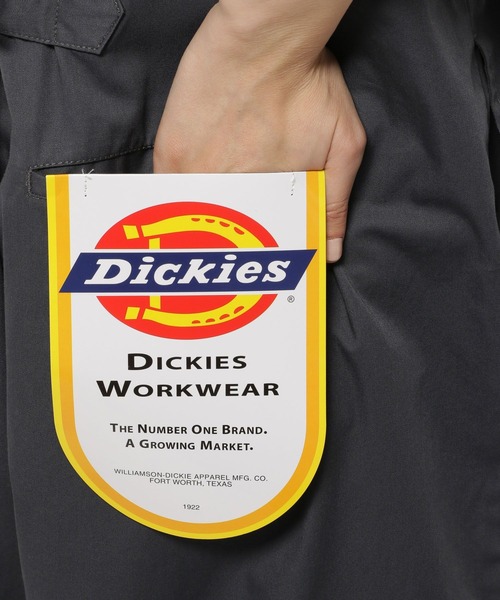 Dickies(ディッキーズ)の「【Dickies(ディッキーズ)】別注 TCルーズサロペット(サロペット/オーバーオール・レディース・レッド/グレー/ベージュ・FREE)」の21枚目の写真
