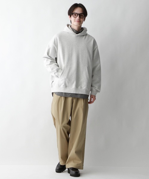 RAGEBLUE（レイジブルー）の「【Dickies/ディッキーズ】別注タックバギーワイドチノパンツ（チノパンツ・メンズ・ブラック/ベージュ/グリーン・SMALL/LARGE/MEDIUM）」の14枚目の写真
