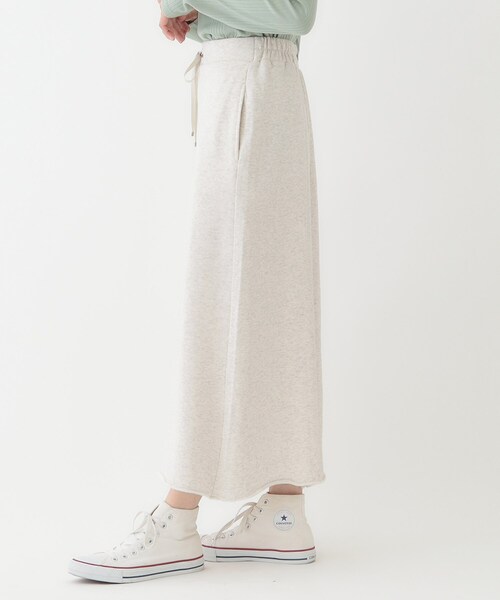 SHOO・LA・RUE（シューラルー）の「カジュアルスタイルに 裏毛Aラインスカート（スカート・レディース・チャコールグレー/ライトブルー/ライトグレー・01/02/03/04）」の5枚目の写真