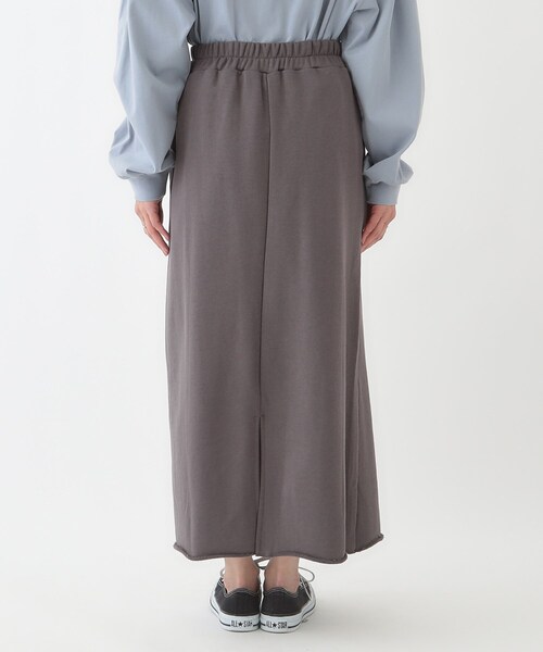 SHOO・LA・RUE（シューラルー）の「カジュアルスタイルに 裏毛Aラインスカート（スカート・レディース・チャコールグレー/ライトブルー/ライトグレー・01/02/03/04）」の18枚目の写真