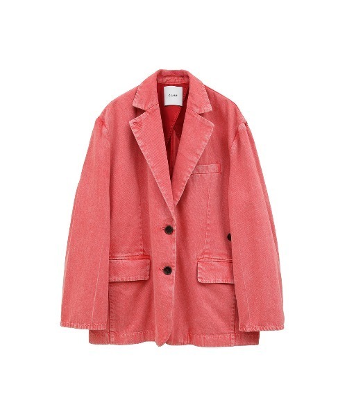 CLANE FADED COLOR TAILORED JACKET ピンク CLANE 【期間限定特別価格】CLANE 正規商品 ジャケット クラネ