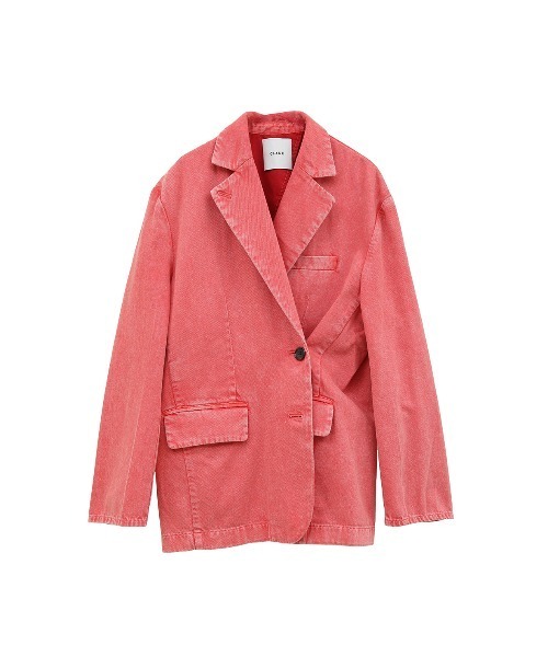 CLANE FADED COLOR TAILORED JACKET ピンク セール】FADED COLOR TAILORED JACKET（テーラードジャケット