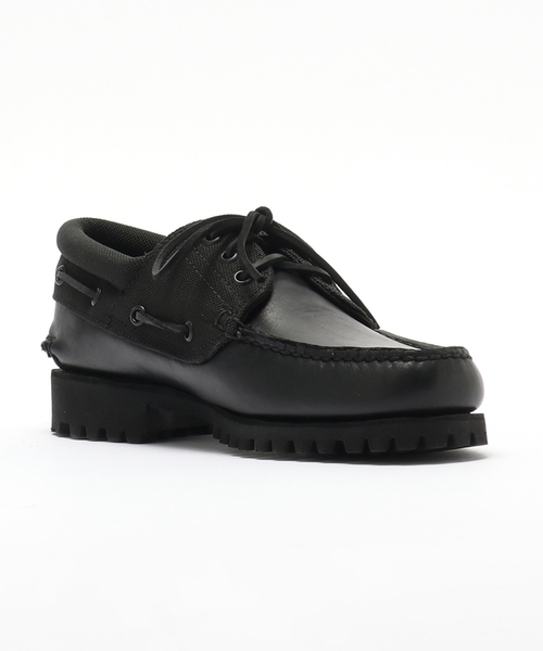 Timberland 黒 レザーモカシンシューズ　26cm Timberland 黒 レザーモカシンシューズ26cm