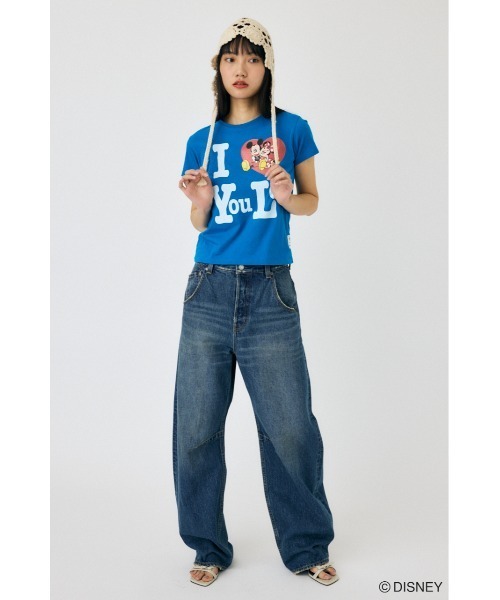 Disney SERIES CREATED by MUS(ディズニーシリーズクリエイテッドバイエムユーエス)の「MD I LOVE MM Tシャツ(Tシャツ/カットソー・レディース・ブラック/レッド/グリーン/ブルー/オフホワイト・FREE)」の15枚目の写真