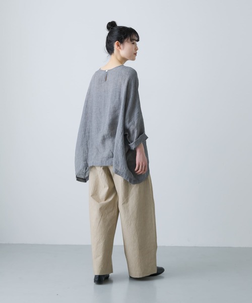 かぐれ(カグレ)の「コットン2タックイージーパンツ(その他パンツ・レディース・ベージュ/ブラック/チャコールグレー・FREE)」の19枚目の写真