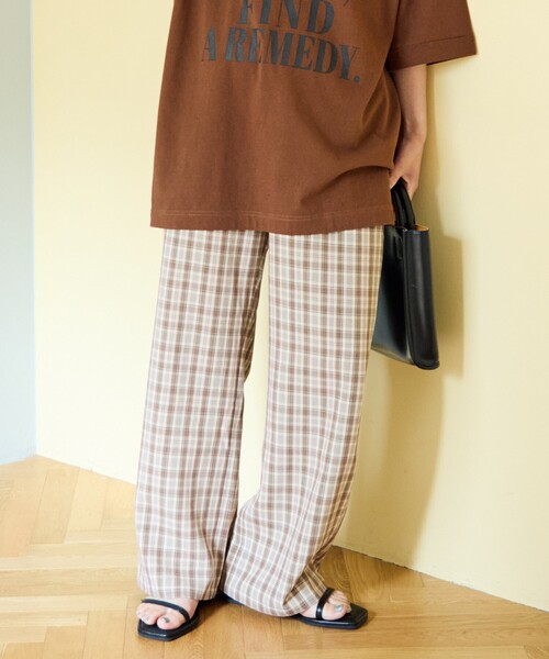 セール】限定展開 チェック イージー パンツ（その他パンツ
