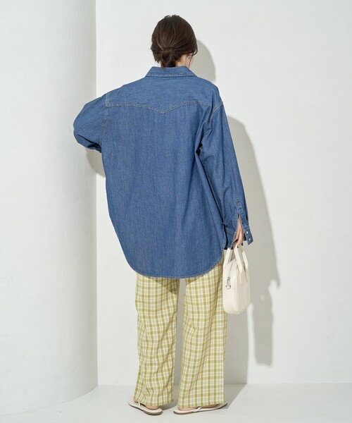 FREAK'S STORE（フリークスストア）の「限定展開　チェック イージー パンツ（その他パンツ・レディース・ベージュ/ネイビー/グリーン/ブラック・SMALL/MEDIUM）」の15枚目の写真