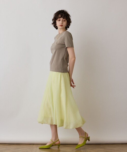 【30％OFFセール】0325242308,Diagram,コンパクト天竺トップ ,GRACE CONTINENTAL,インスタ,25SS コンパクト天竺トップ / GRACE CONTINENTAL | GRACE CONTINENTAL