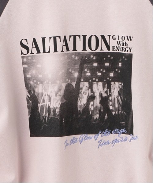 LOVETOXIC（ラブトキシック）の「【LTXC】【吸水速乾/さらさら】ラグランTシャツ（Tシャツ/カットソー・キッズ・グレー/ピンク/サックスブルー/ブラック・L:160cm/S:140cm/M:150cm）」の15枚目の写真