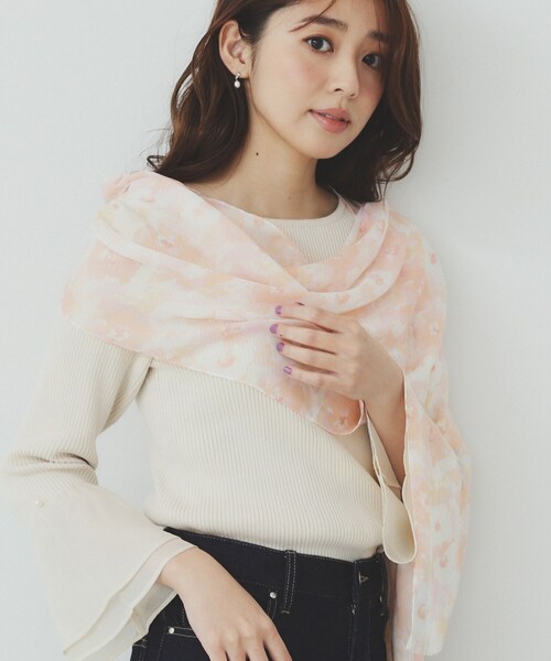 シルクコットン刺繍ストール 2470851058 | Luna Luce