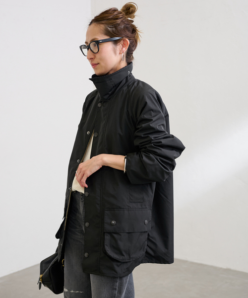 FRAMeWORK（フレームワーク）の「BARBOUR/バブアー 別注BEAUFORTジャケット（その他アウター・レディース・ブラック/ベージュ・38/40）」の7枚目の写真