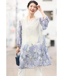 華のあるオシャレを 素敵なわたし チュニック