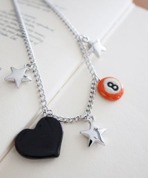 niko and... | 陶器ハートモチーフネックレス(ネックレス)