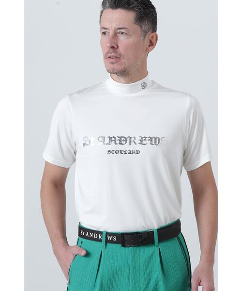 St ANDREWS(セントアンドリュース)の「【St ANDREWS】カチオンポリエステルベア天半袖ハイネック (MENS)(Tシャツ/カットソー・メンズ・ホワイト/ブラック/グリーン・L/M)」の2枚目の写真