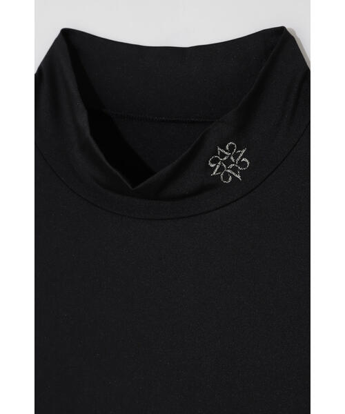STAドットジャガード長袖ハイネックカットソー (WOMENS) | St