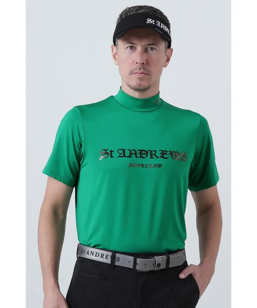 St ANDREWS(セントアンドリュース)の「【St ANDREWS】カチオンポリエステルベア天半袖ハイネック (MENS)(Tシャツ/カットソー・メンズ・ホワイト/ブラック/グリーン・L/M)」の6枚目の写真