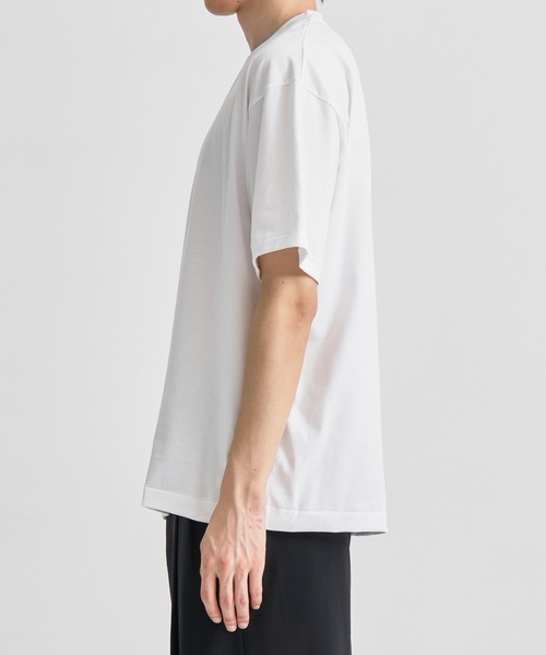 ATON（エイトン）の「【ATON / エイトン】SUVIN 60/2 OVERSIZED T-SHIRT（Tシャツ/カットソー・メンズ・ブラック/ホワイト/グリーン/ワインレッド・2/4/6）」の7枚目の写真