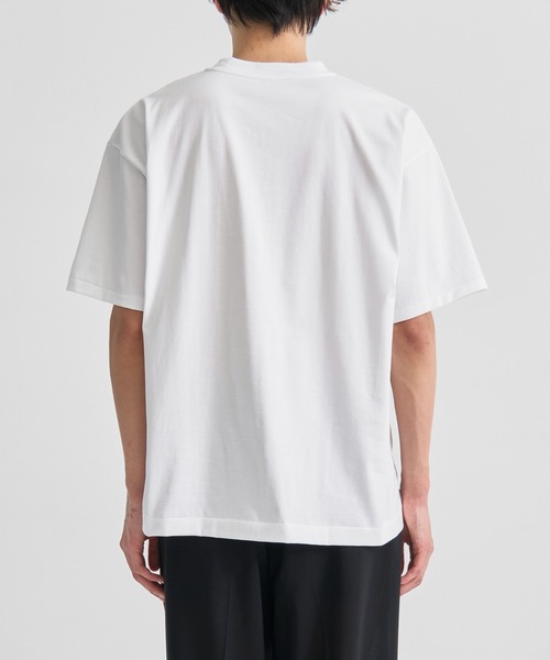ATON（エイトン）の「【ATON / エイトン】SUVIN 60/2 OVERSIZED T-SHIRT（Tシャツ/カットソー・メンズ・ブラック/ホワイト/グリーン/ワインレッド・2/4/6）」の8枚目の写真