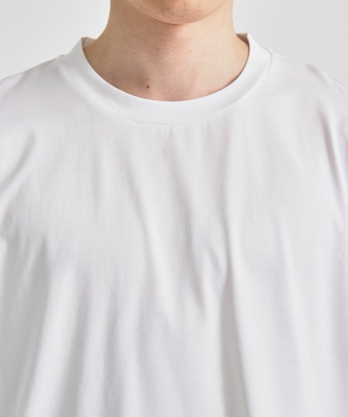 ATON（エイトン）の「【ATON / エイトン】SUVIN 60/2 OVERSIZED T-SHIRT（Tシャツ/カットソー・メンズ・ブラック/ホワイト/グリーン/ワインレッド・2/4/6）」の10枚目の写真