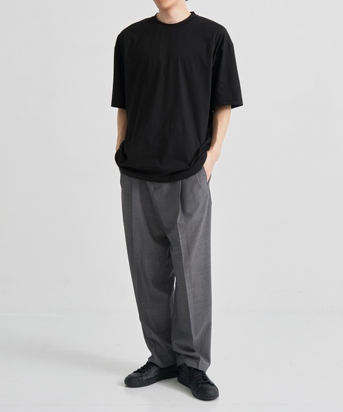 ATON（エイトン）の「【ATON / エイトン】SUVIN 60/2 OVERSIZED T-SHIRT（Tシャツ/カットソー・メンズ・ブラック/ホワイト/グリーン/ワインレッド・2/4/6）」の12枚目の写真