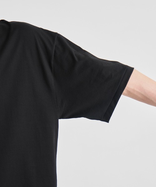 ATON（エイトン）の「【ATON / エイトン】SUVIN 60/2 OVERSIZED T-SHIRT（Tシャツ/カットソー・メンズ・ブラック/ホワイト/グリーン/ワインレッド・2/4/6）」の18枚目の写真