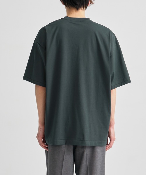 ATON（エイトン）の「【ATON / エイトン】SUVIN 60/2 OVERSIZED T-SHIRT（Tシャツ/カットソー・メンズ・ブラック/ホワイト/グリーン/ワインレッド・2/4/6）」の22枚目の写真