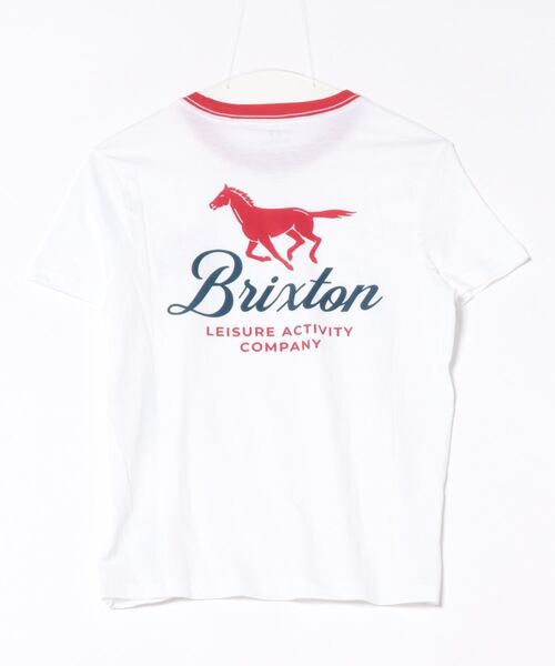 BRIXTON（ブリクストン）の「【BRIXTON/ブリクストン】LEISURE ACTIVITY FITTED CREW TEE（Tシャツ/カットソー・レディース・ホワイト・M/L）」の2枚目の写真