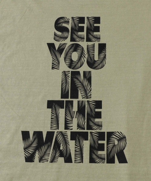 MAGIC NUMBER（マジック ナンバー）の「MAGIC NUMBER　SEEYOUINTHEWATER LEAF T-SHIRTS（Tシャツ/カットソー・メンズ・オリーブ/ブルー/オフホワイト・LARGE/MEDIUM）」の10枚目の写真