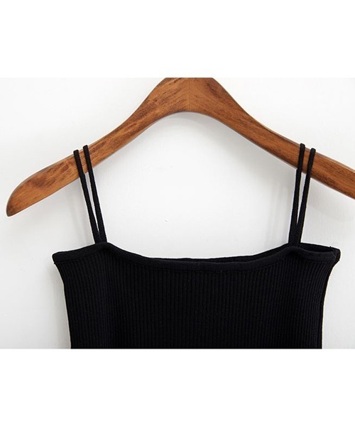 urge：（アージコロン ）の「【URGE：】☆CanCam掲載アイテム☆ レーヨン リブ キャミソール（キャミソール・レディース・ブラウン/ブラック/オフホワイト/ブルー/ライトグリーン/ピンク/ベージュ・SMALL/LARGE/MEDIUM）」の16枚目の写真