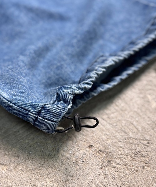 CALIFORNIA OUTFITTERS（カリフォルニア アウトフィッターズ）の「4D54 BARREL LEG JEANS ドローコード デニム カーブパンツ（デニムパンツ・メンズ・ブラック/ブルー・FREE）」の9枚目の写真