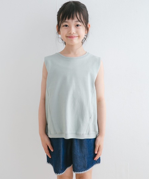 URBAN RESEARCH DOORS（アーバンリサーチドアーズ）の「『WEB/一部店舗限定サイズ』ヘビーウェイトコクーンスリーブ(KIDS)（Tシャツ/カットソー・キッズ・ピンク/ミント・105/120/135/150）」の22枚目の写真