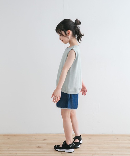 URBAN RESEARCH DOORS（アーバンリサーチドアーズ）の「『WEB/一部店舗限定サイズ』ヘビーウェイトコクーンスリーブ(KIDS)（Tシャツ/カットソー・キッズ・ピンク/ミント・105/120/135/150）」の5枚目の写真