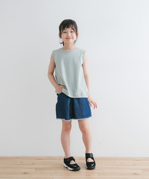URBAN RESEARCH DOORS（アーバンリサーチドアーズ）の「『WEB/一部店舗限定サイズ』ヘビーウェイトコクーンスリーブ(KIDS)（Tシャツ/カットソー・キッズ・ピンク/ミント・105/120/135/150）」の9枚目の写真