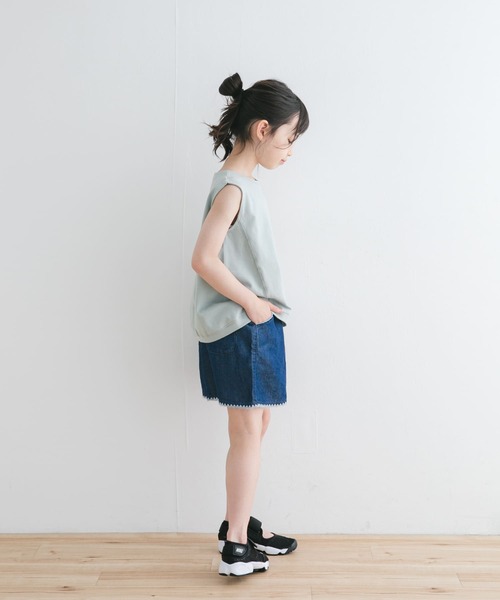 URBAN RESEARCH DOORS（アーバンリサーチドアーズ）の「『WEB/一部店舗限定サイズ』ヘビーウェイトコクーンスリーブ(KIDS)（Tシャツ/カットソー・キッズ・ピンク/ミント・105/120/135/150）」の10枚目の写真