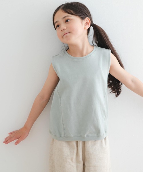 URBAN RESEARCH DOORS（アーバンリサーチドアーズ）の「『WEB/一部店舗限定サイズ』ヘビーウェイトコクーンスリーブ(KIDS)（Tシャツ/カットソー・キッズ・ピンク/ミント・105/120/135/150）」の14枚目の写真