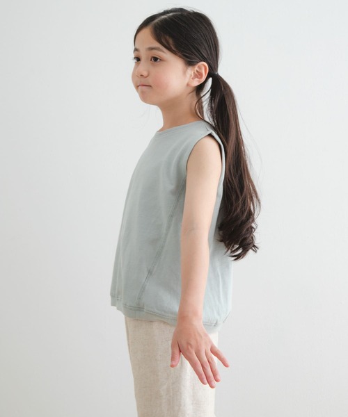 URBAN RESEARCH DOORS（アーバンリサーチドアーズ）の「『WEB/一部店舗限定サイズ』ヘビーウェイトコクーンスリーブ(KIDS)（Tシャツ/カットソー・キッズ・ピンク/ミント・105/120/135/150）」の17枚目の写真