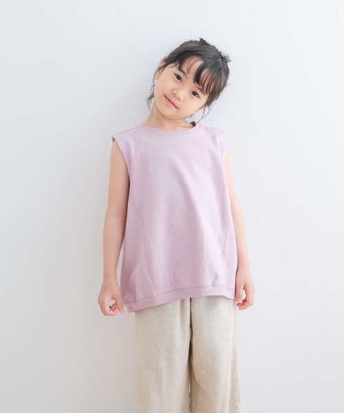 URBAN RESEARCH DOORS（アーバンリサーチドアーズ）の「『WEB/一部店舗限定サイズ』ヘビーウェイトコクーンスリーブ(KIDS)（Tシャツ/カットソー・キッズ・ピンク/ミント・105/120/135/150）」の21枚目の写真