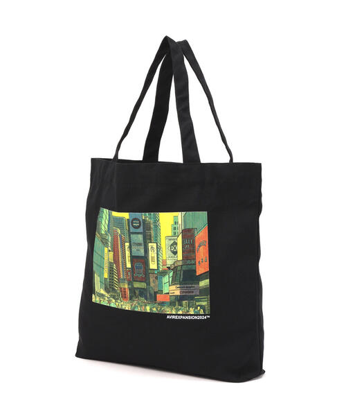 AVIREX(アヴィレックス)の「《AVIREX / EXPANSION》"YEWNORK" TOTE BAG / YEWNORK トートバッグ / アヴィレックス / エクスパンション(トートバッグ・メンズ・ブラック/ホワイト・FREE)」の12枚目の写真